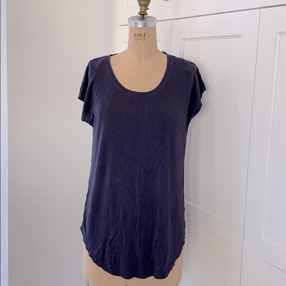 Rayon / spandex Sleeveless dolman scoop …